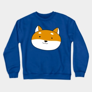 Cute Shiba Face Crewneck Sweatshirt